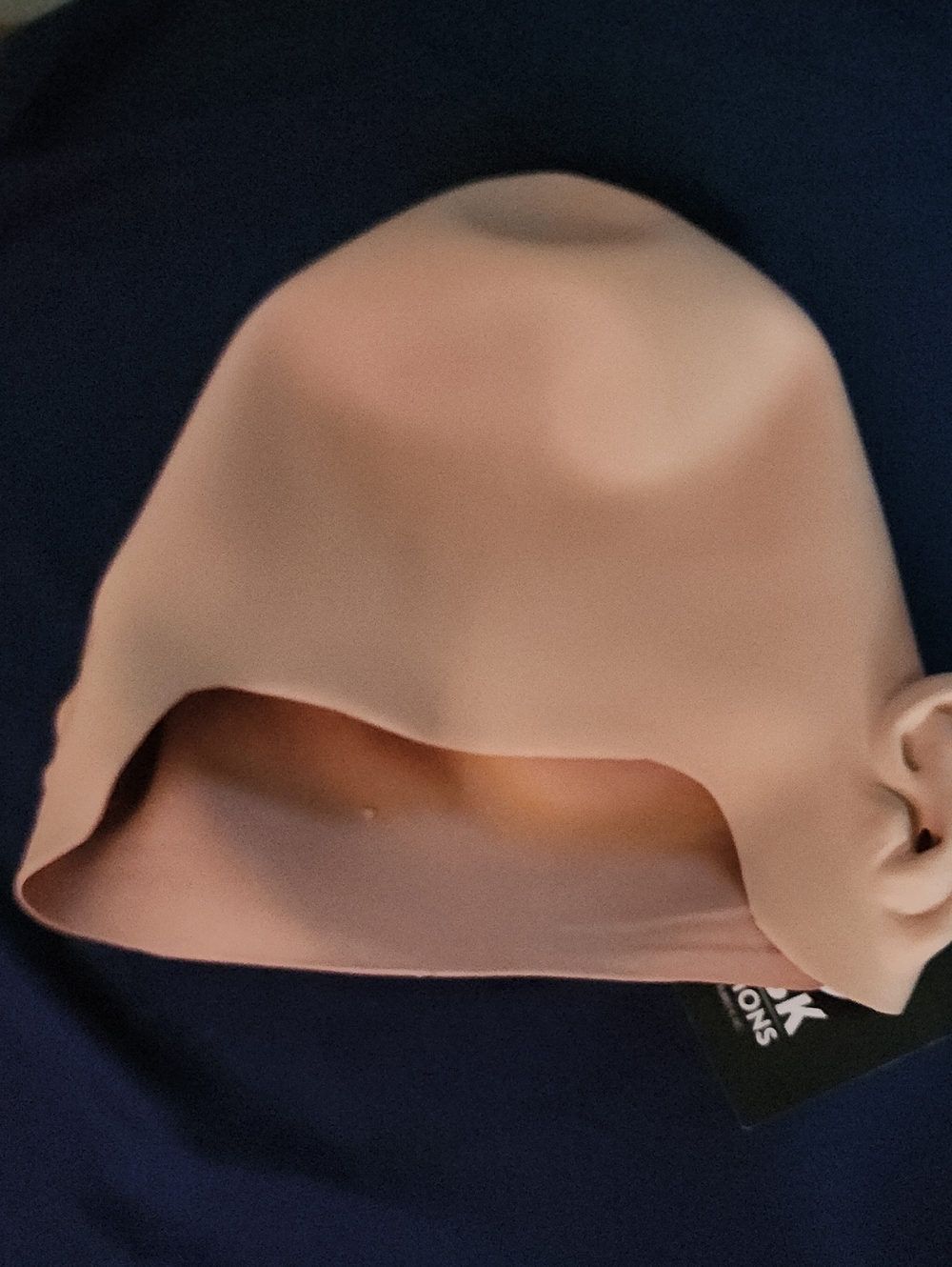 NWT Rubie's Costume Co Egg Head Conical Alien Skull Cap - Coneheads Mask